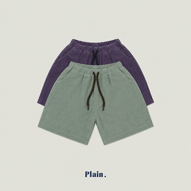 【取寄/韓国直送】Plain.ワンワンバミューダパンツ｜韓国子供服｜26/AT