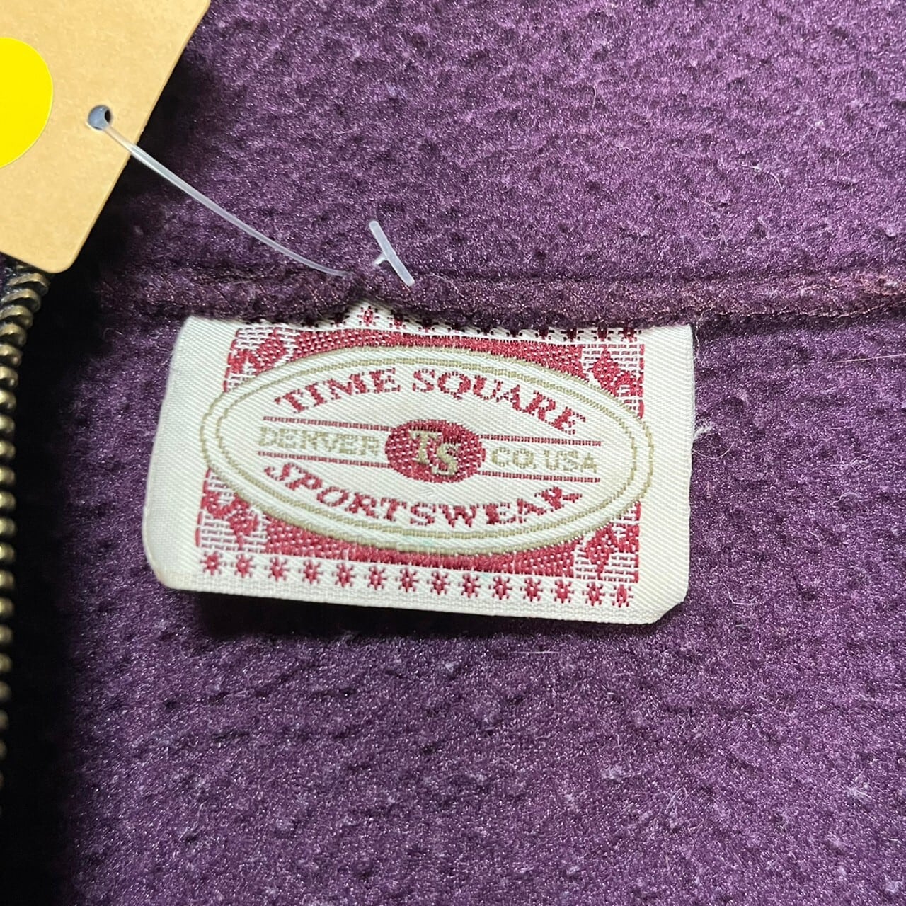 TIME SQUARE SPORTS WEAR ハーフジップスウェット L 刺繍 | 古着屋OLDGREEN
