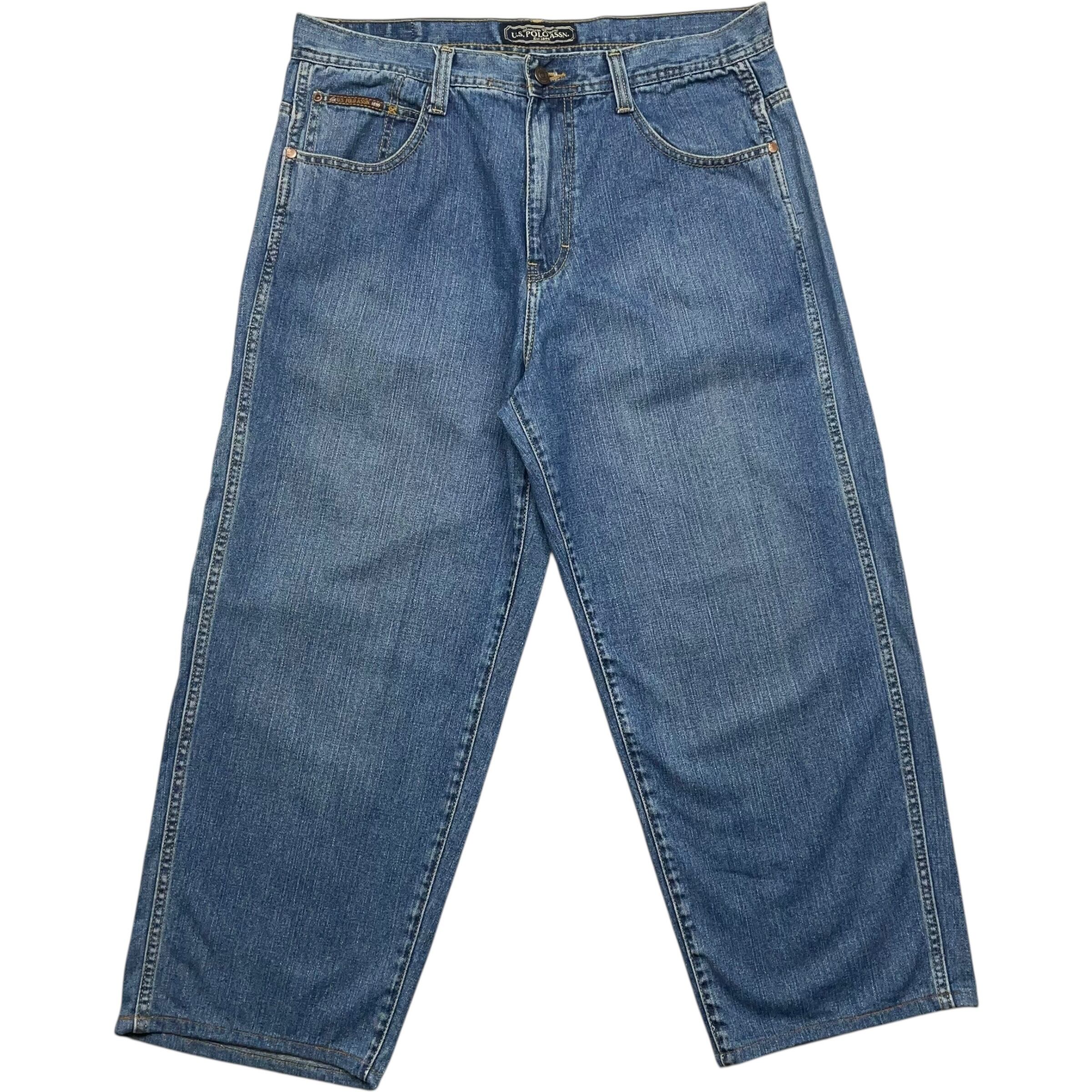 《実寸W36L27》U.S. POLO ASSN デニムパンツ no.7482