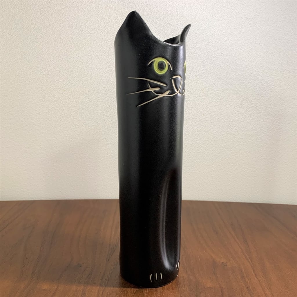GABRIELガブリエル 猫 花瓶 小物入れ オブジェ 古道具 スウェーデン GABRIELガブリエル 猫 花瓶 小物入れ オブジェ 古道具 スウェーデン 猫