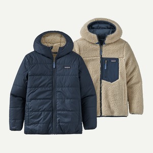 patagonia　K's REVERSIBLE READY FREDDY HOOD  New Navy キッズ・リバーシブル・レディ・フレディ・フーディ