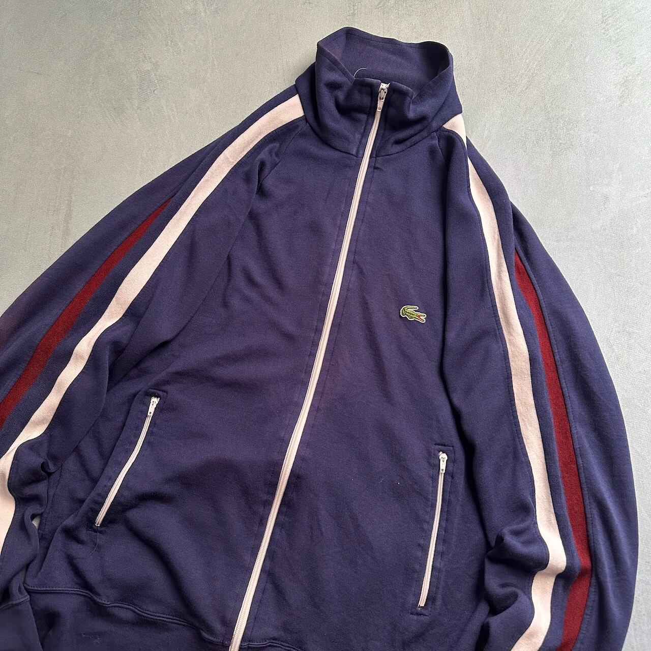80〜90s ラコステ トラックジャケット ブルー 80〜90s ラコステ