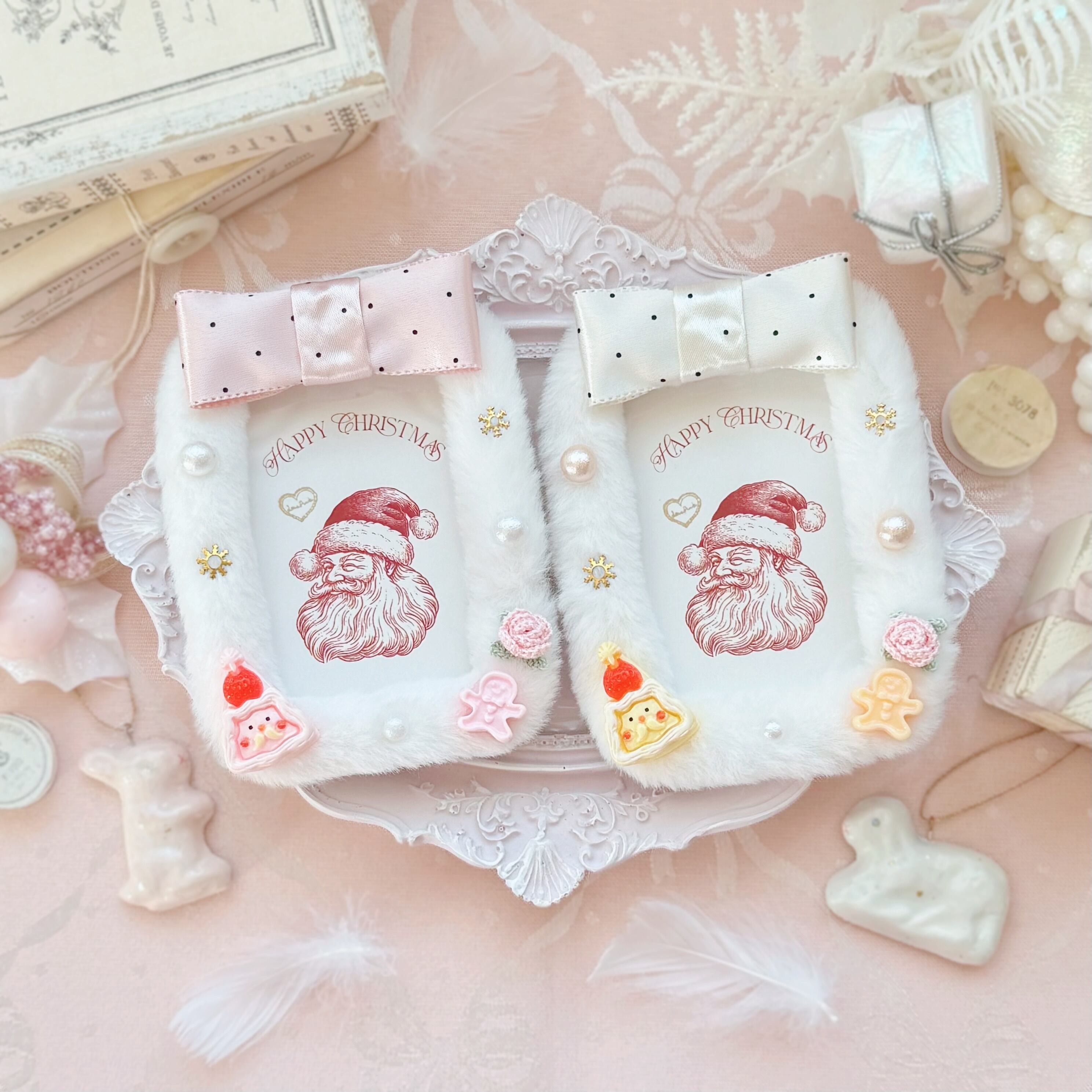 季節限定♡ふわふわファーのロマンティックトレカケース 全2色 | pear