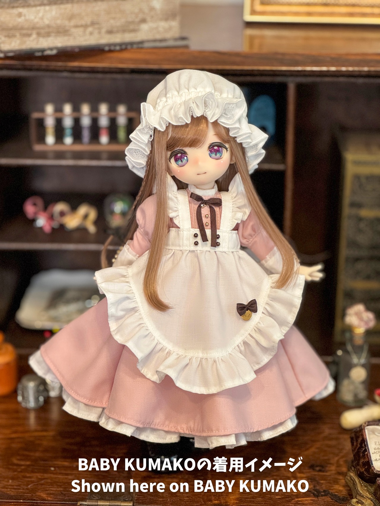 『受注 Pre-order』 1/6TinyFox / BABY KUMAKO【ロイヤル・ヴィクトリアンメイド（グレージュ）】【Victorian Maid Dress (Greige)】 - 10