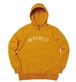 WHIMSY / SCRIPT ARC LOGO PULLOVER MUSTARD