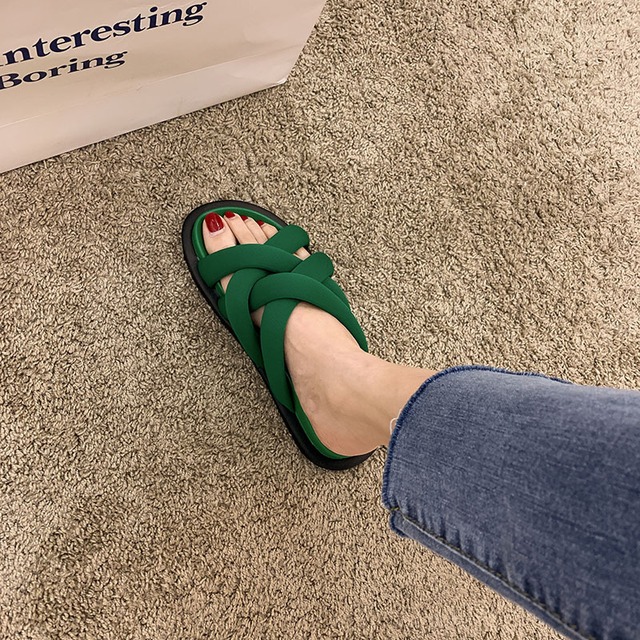 ミュールレディースサマーサンダル 靴 シューズ 夏物 フェイクシューズ63002397501