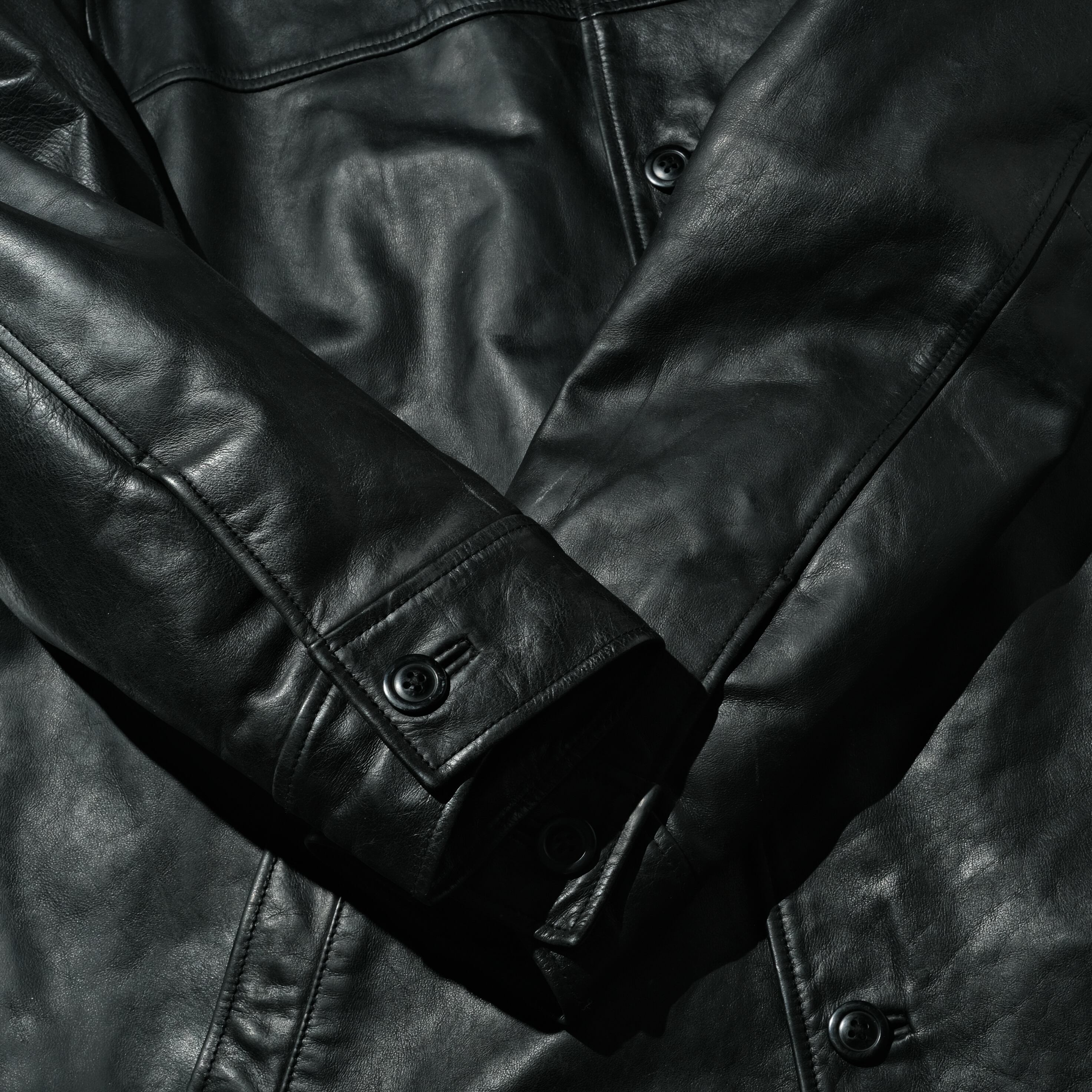 00's OLD GAP leather car coat [L] | PAY ID