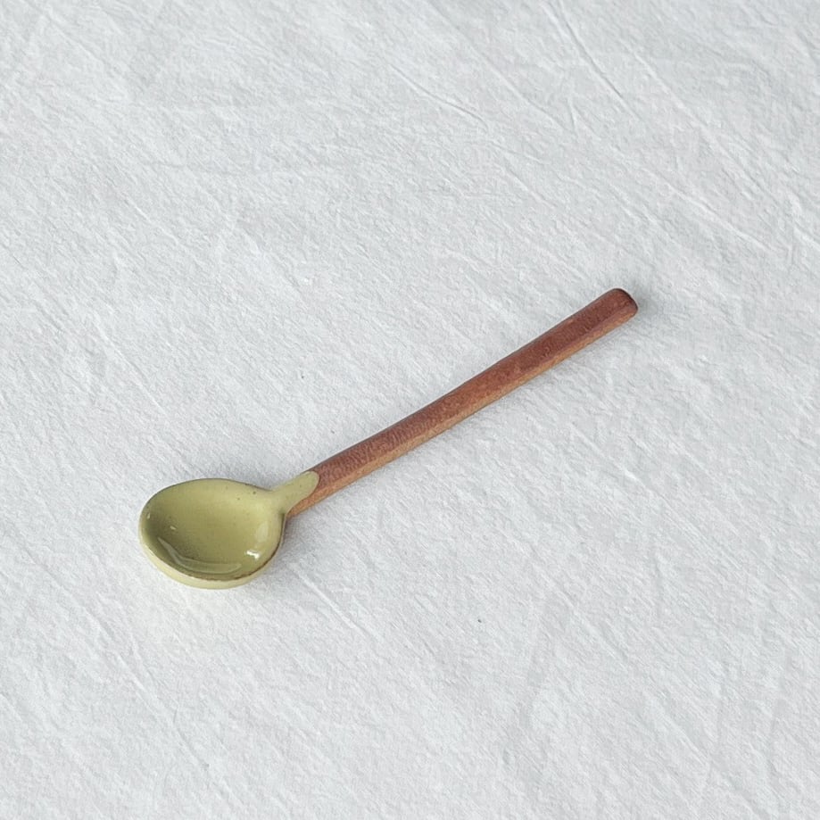 小さなカラフルスプーン【黄・白・青・緑】 | Kamani | 多治見で営む