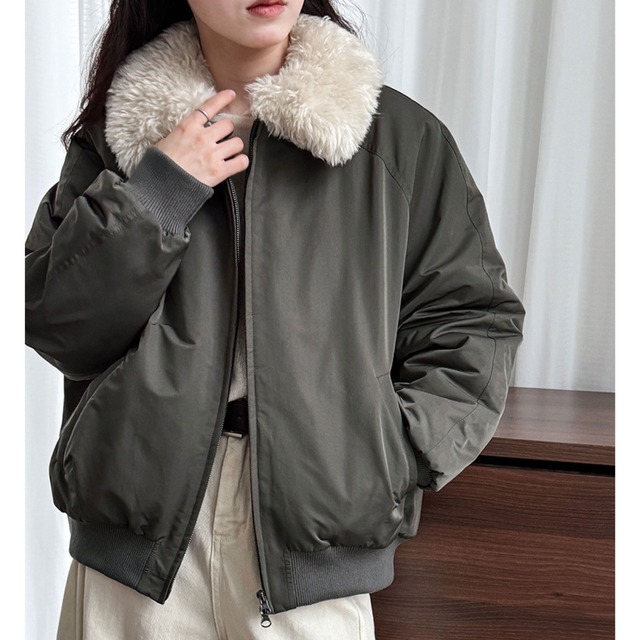 ボア襟ジャケット　 N00141