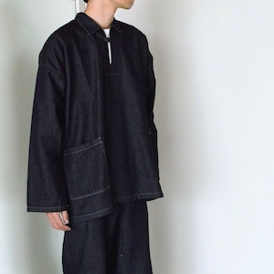 【RESTOCK】MITTAN / SH-150 OC大麻ライトオンスデニムプルオーバー