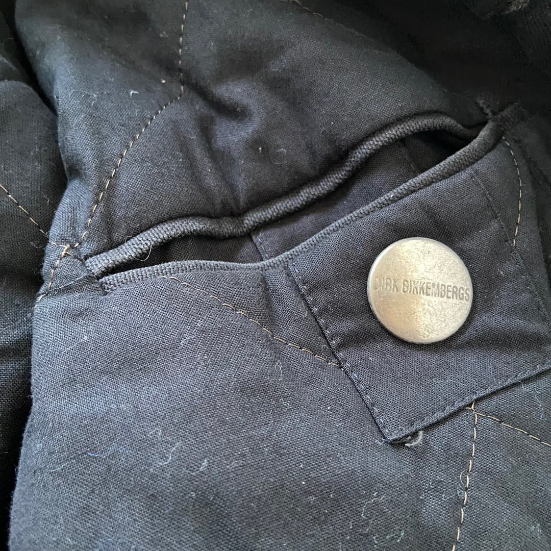 90s made in italy dirk bikkembergs black fake layered jacket 90s made in italy dirk bikkembergs black fake layered jacket