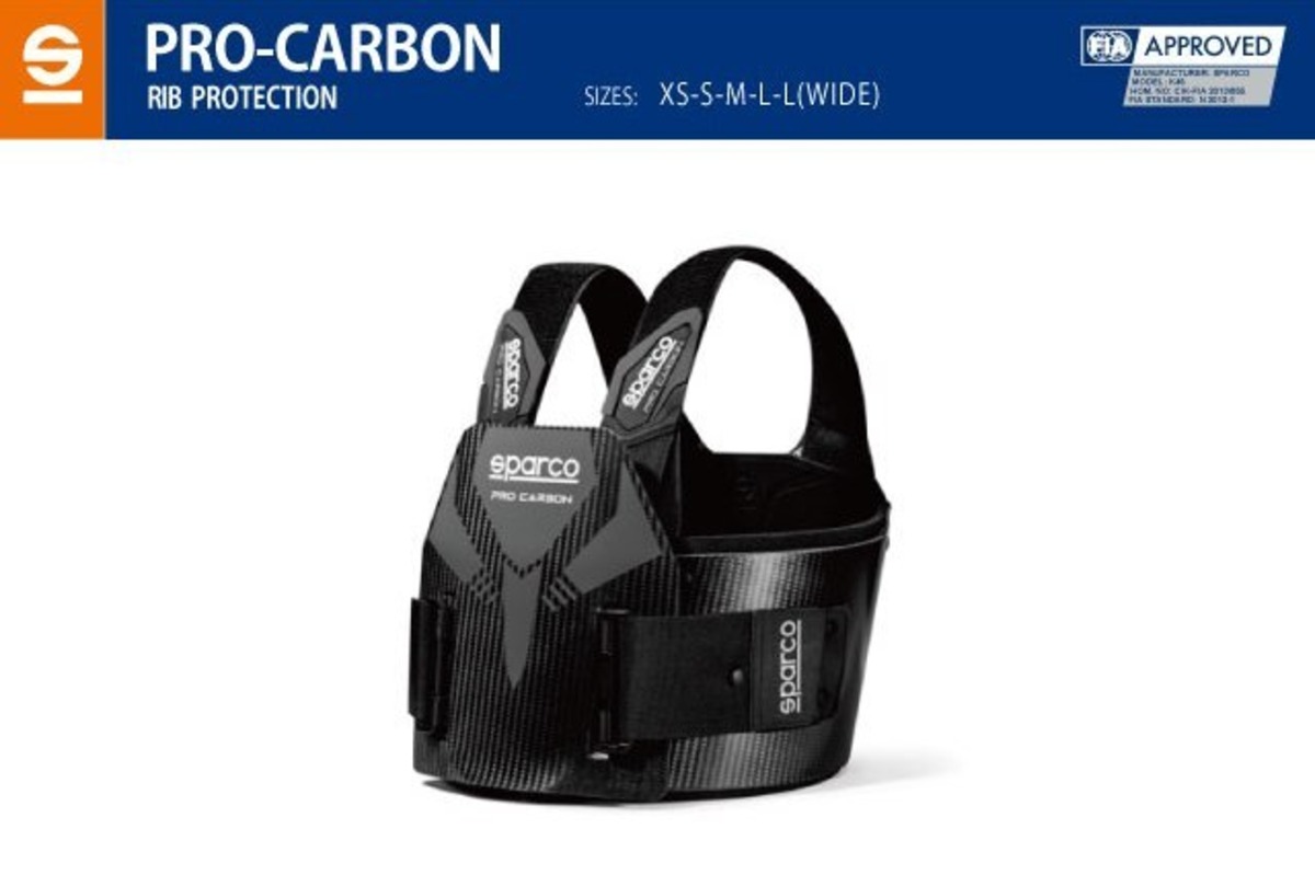 スパルコ リブプロテクター PRO CARBON カーボン カート用 Sparco 