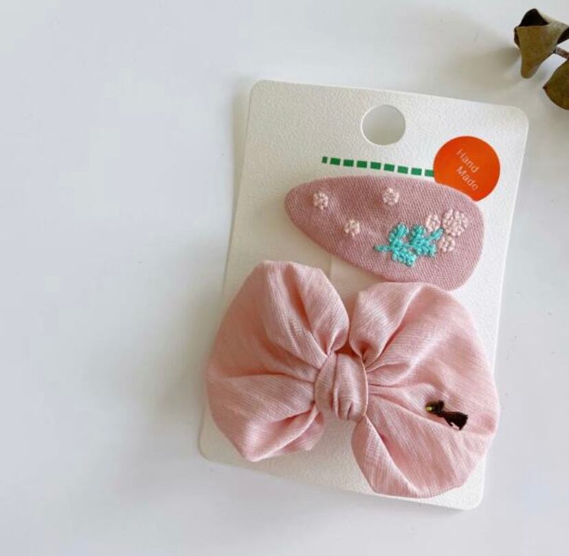 【ナチュラルマーガレット】ベビーヘアクリップ　キッズヘアクリップ　ヘアピン　② ナチュラルマーガレット】ベビーヘアクリップ キッズヘアクリップ