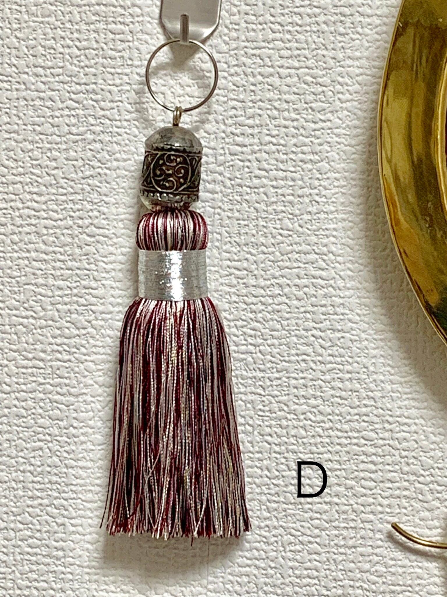 モロッコ杢カラフルタッセル