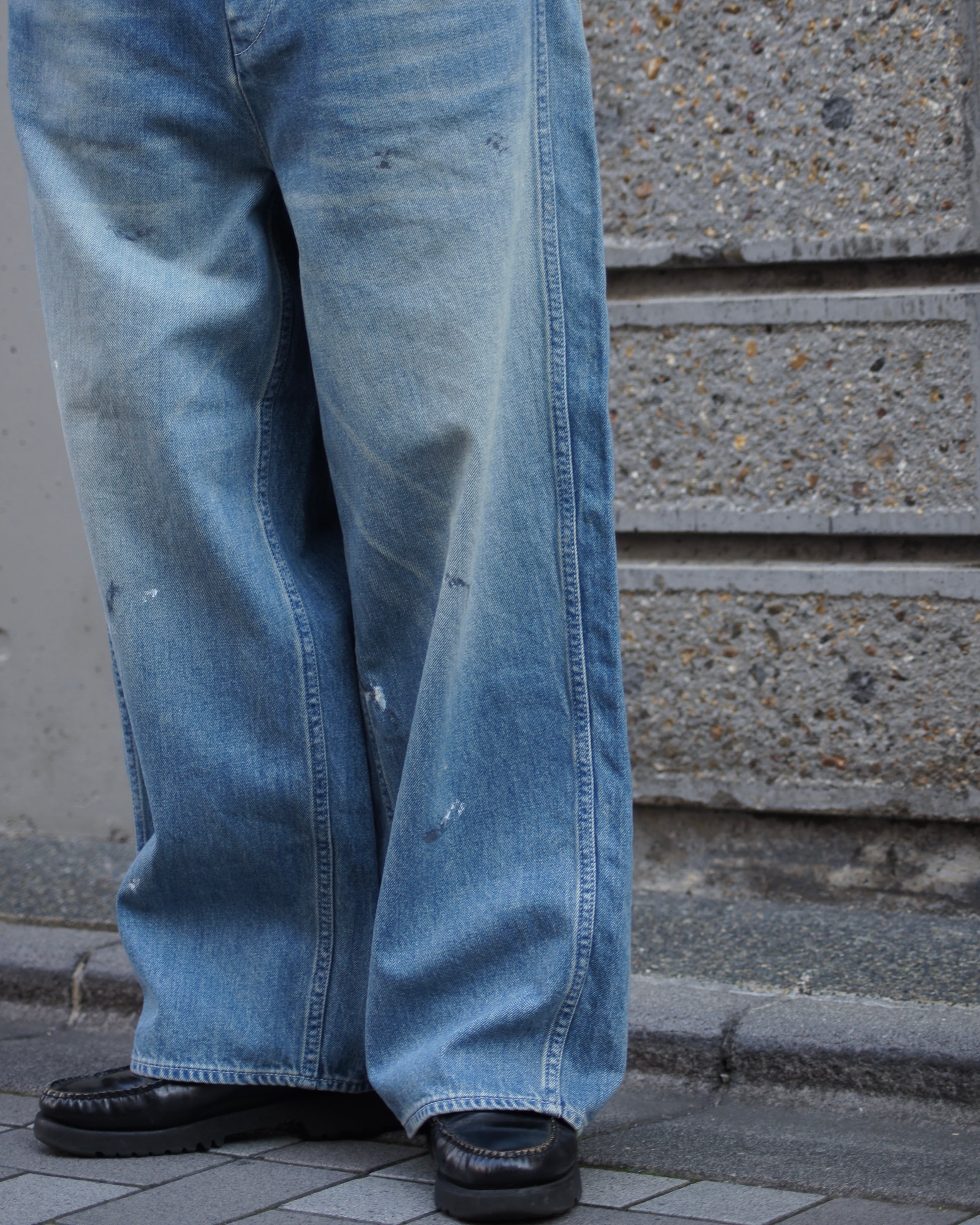 HARVESTY】BIG PAINTER DENIM PANTS / USED BLUE | ROGER'S North land