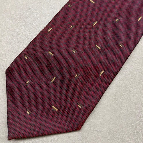 TRUCCO VINTAGE necktie ネクタイ 紅色 n-161