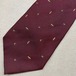 TRUCCO VINTAGE necktie ネクタイ 紅色 n-161