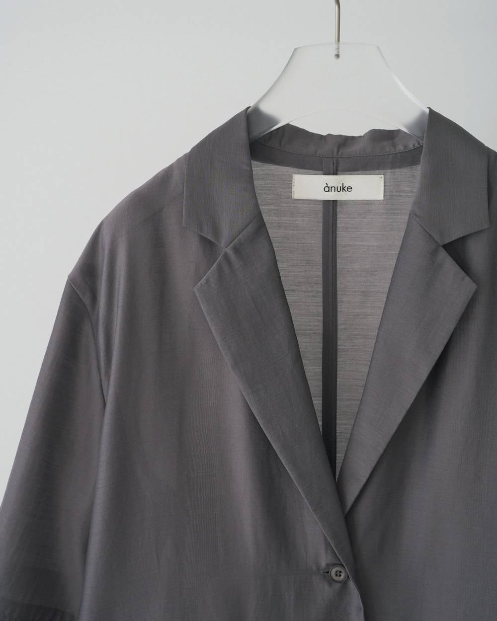 ジャケット・アウター anuke Sheer Halfsleeve Jacket ànuke／Sheer Halfsleeve Jacket | polne