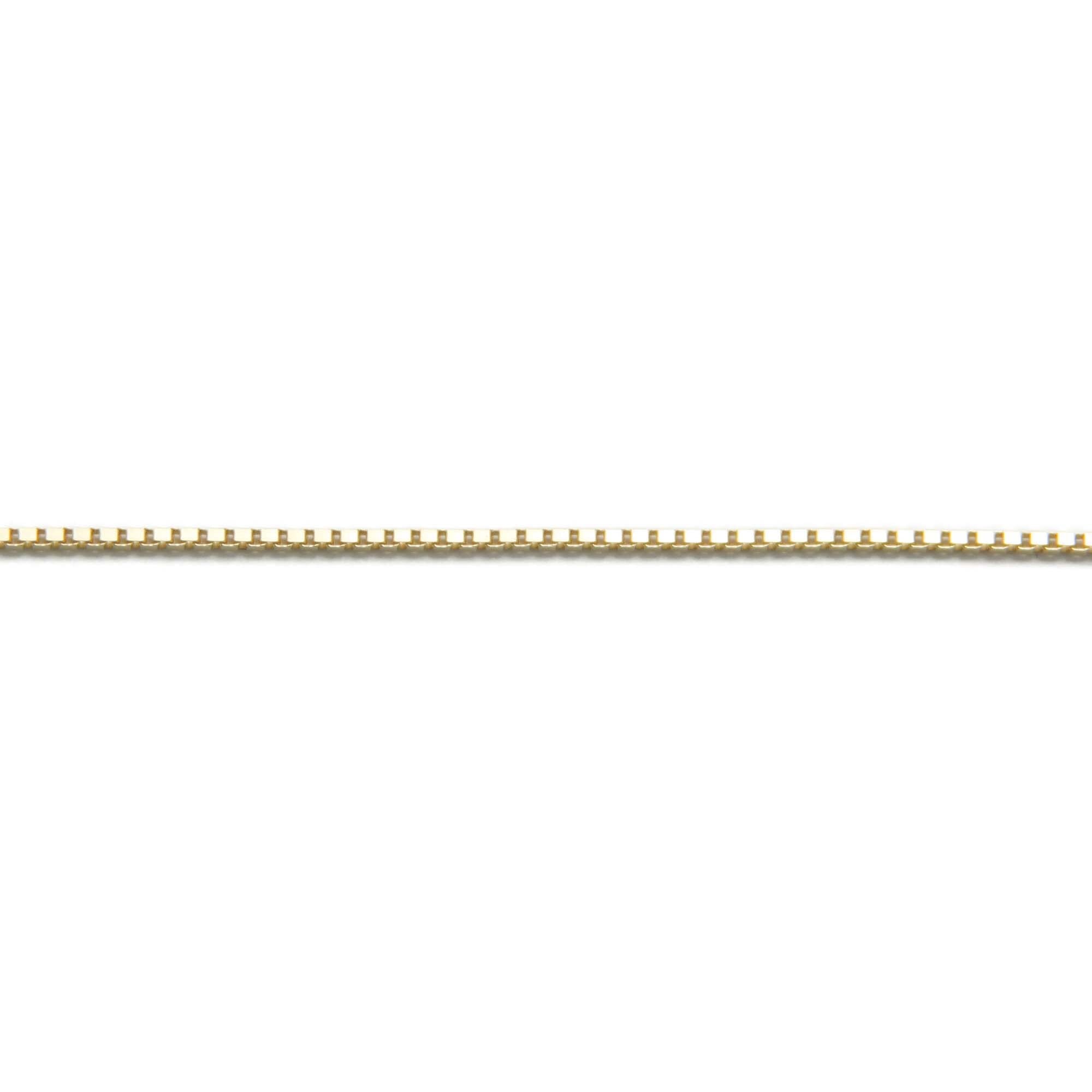 14K 1mm Box Chain (24インチ) | BELIEVER JEWELRY