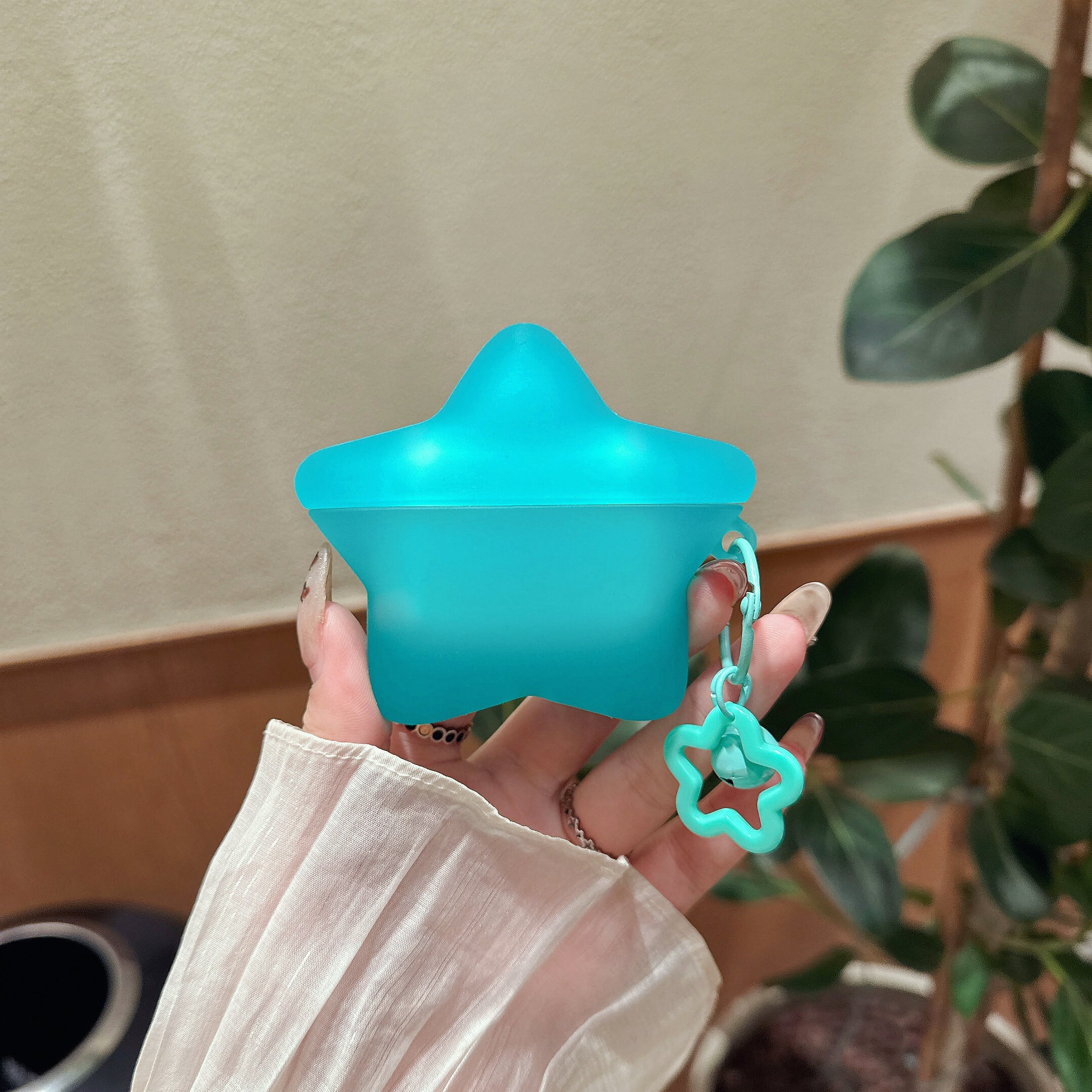 最新 AirPods Pro3 / AirPods4対応 半透明 星型 AirPodsケース