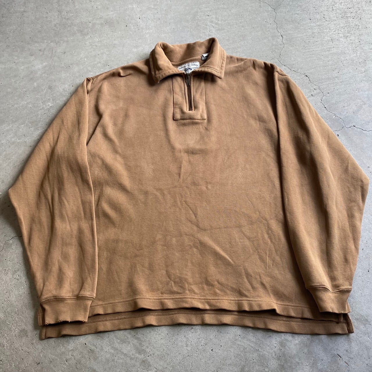 vintage 90's old gap ハーフジップ スウェット グレー XS