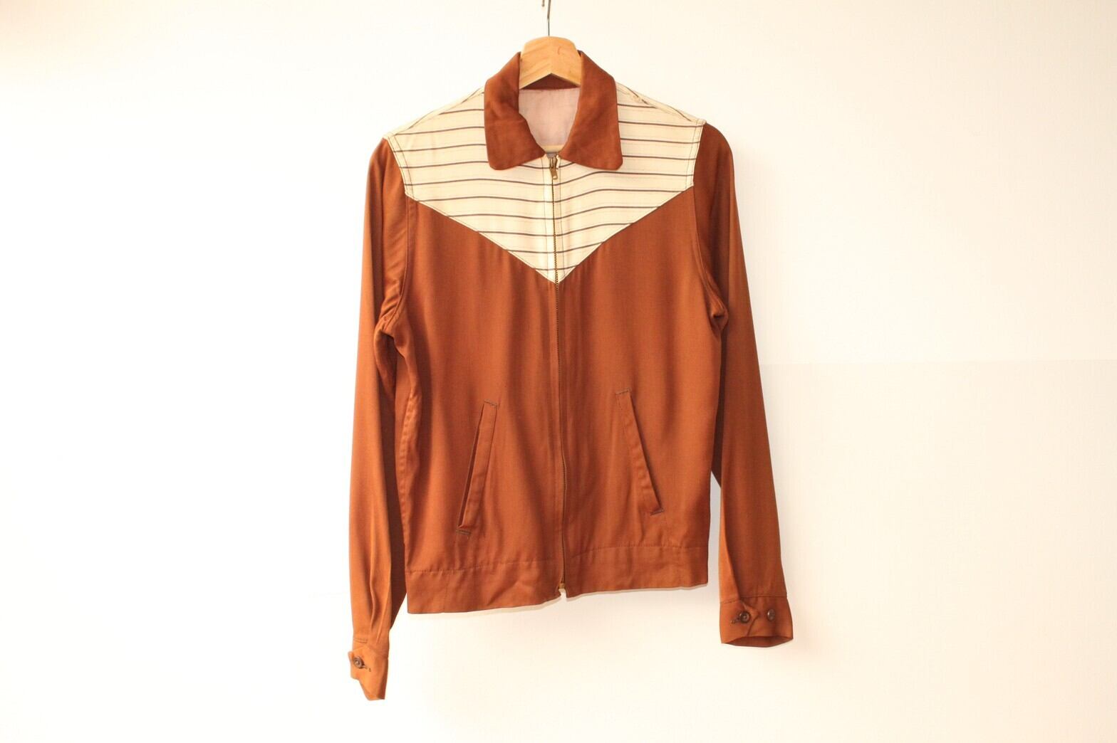 50s Rayon Gabadine Jacket