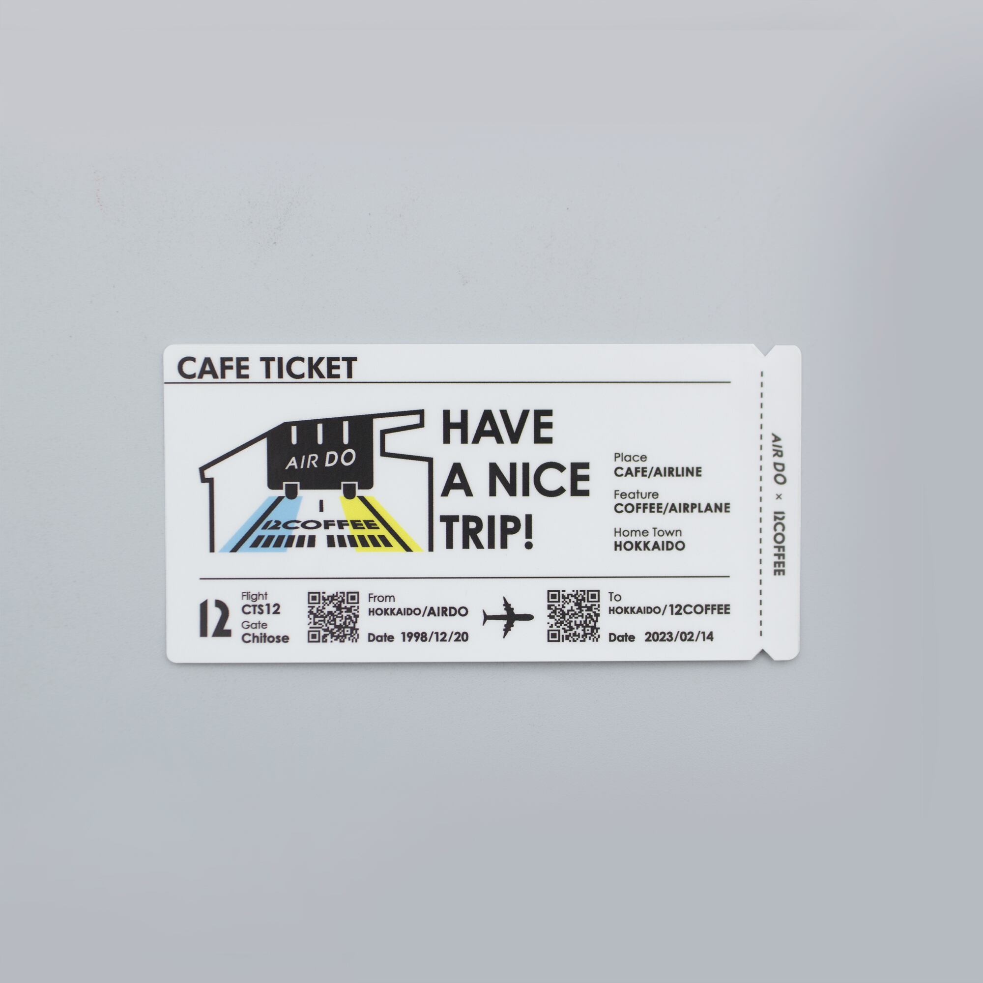 AIRDO×12COFFEE コラボステッカーチケット | 12COFFEE