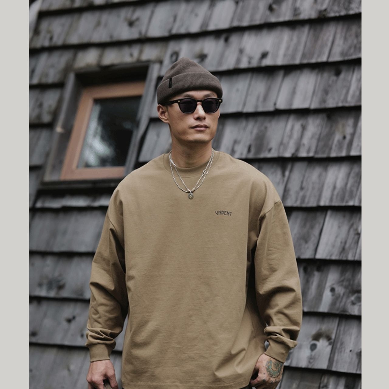 ベーシックミニロゴロングTシャツ　1161