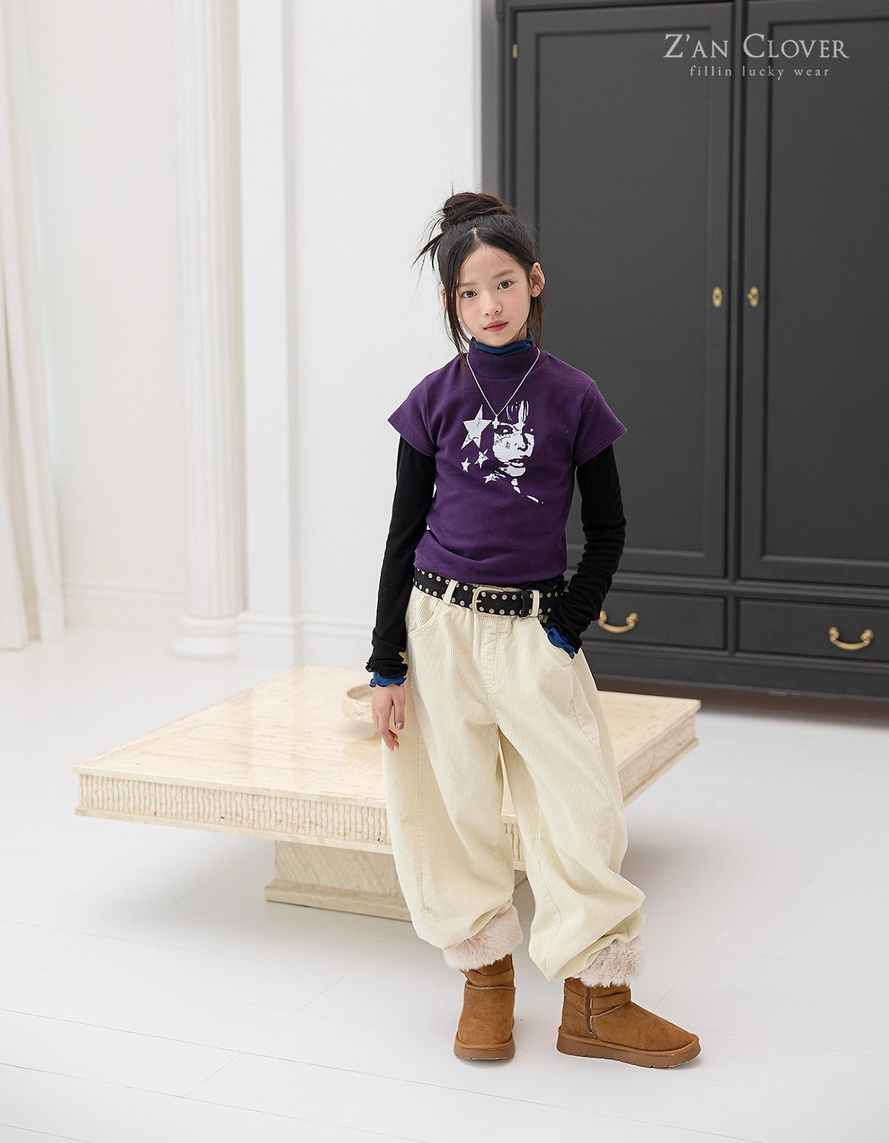 ZAN CLOVER［取寄］corduroy D line pants 26winter