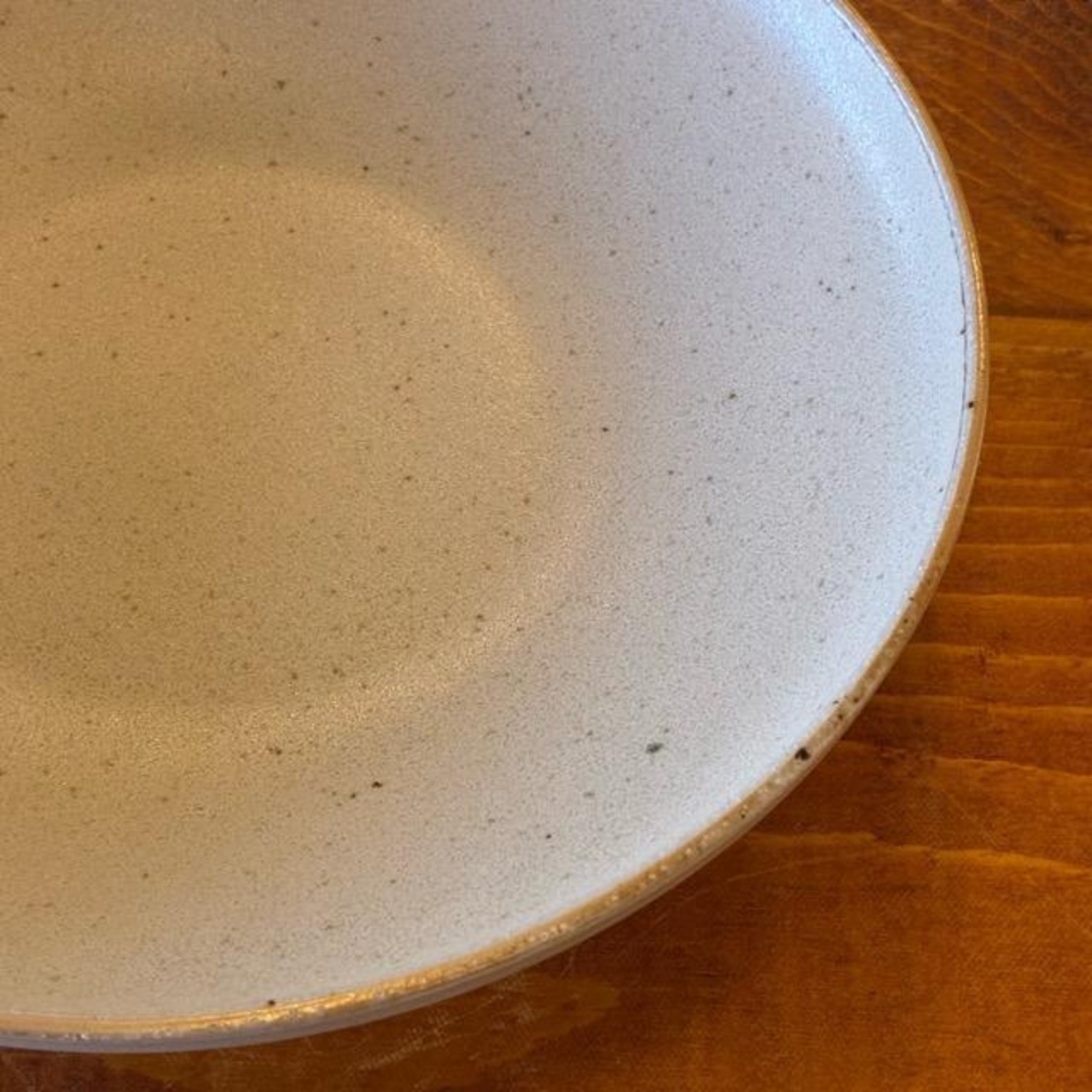 Mino ware PLAIN Deep plate 21cm 3 colors: White, Mint, Lemon. Stackable. Microwave and dishwasher safe.