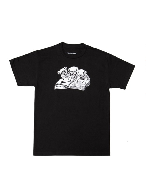 SKATEJAWN / Puppies tee black