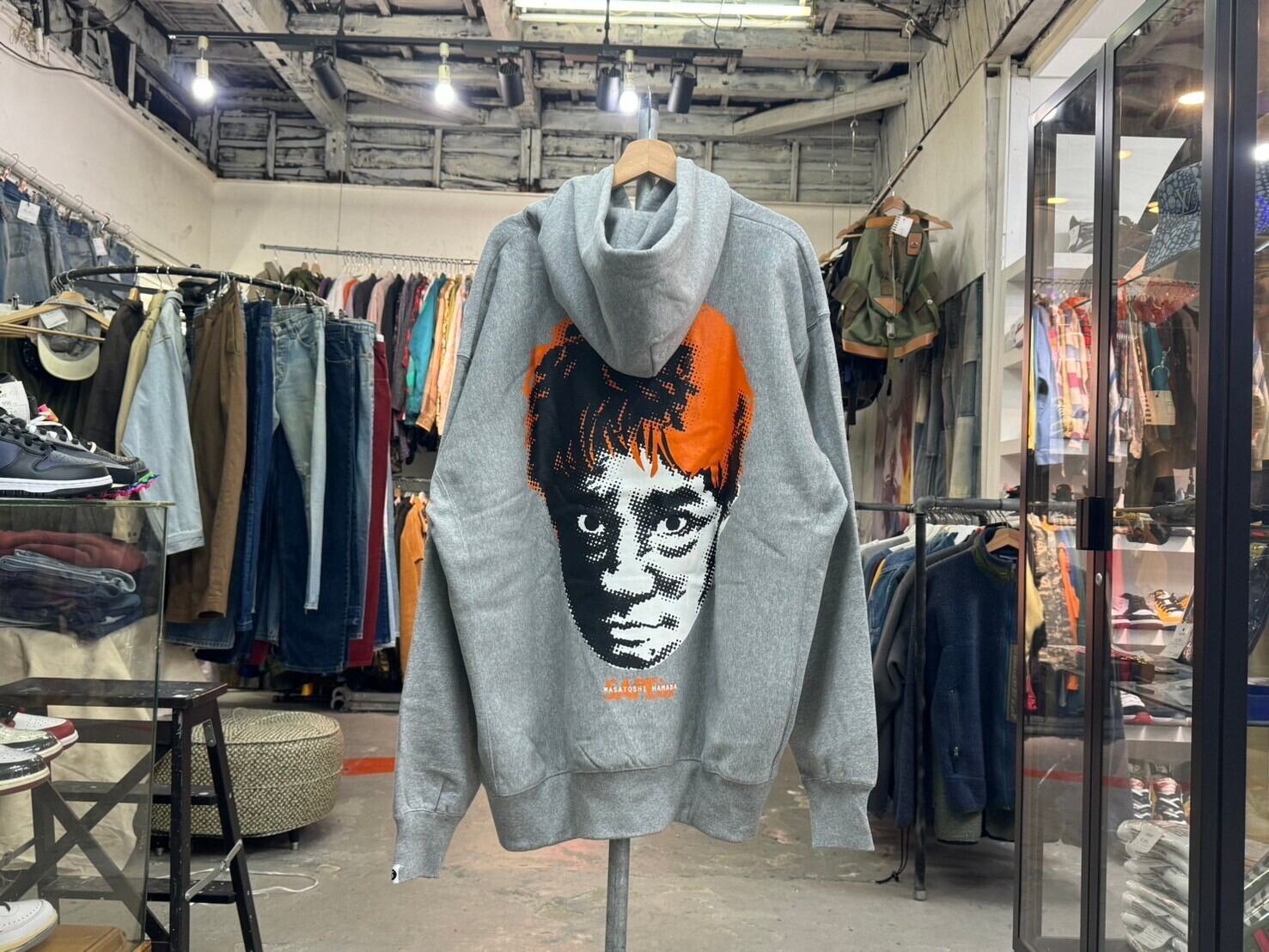 SAPEur × MASATOSHI HAMADA SWEAT HOODIE GREY XXL 16349 | BRAND  