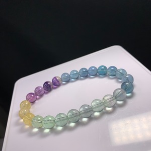 B124 キャンディーフローライトブレスレット