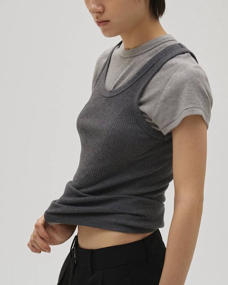 タンクトップ todayful Smooth Short Tops TODAYFUL (トゥデイフル）Smooth Short Tops 即日発送 SALE : RAPTURE