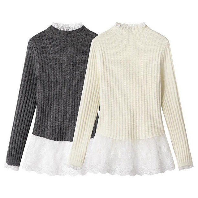 Lase layered look rib tops (2color)
