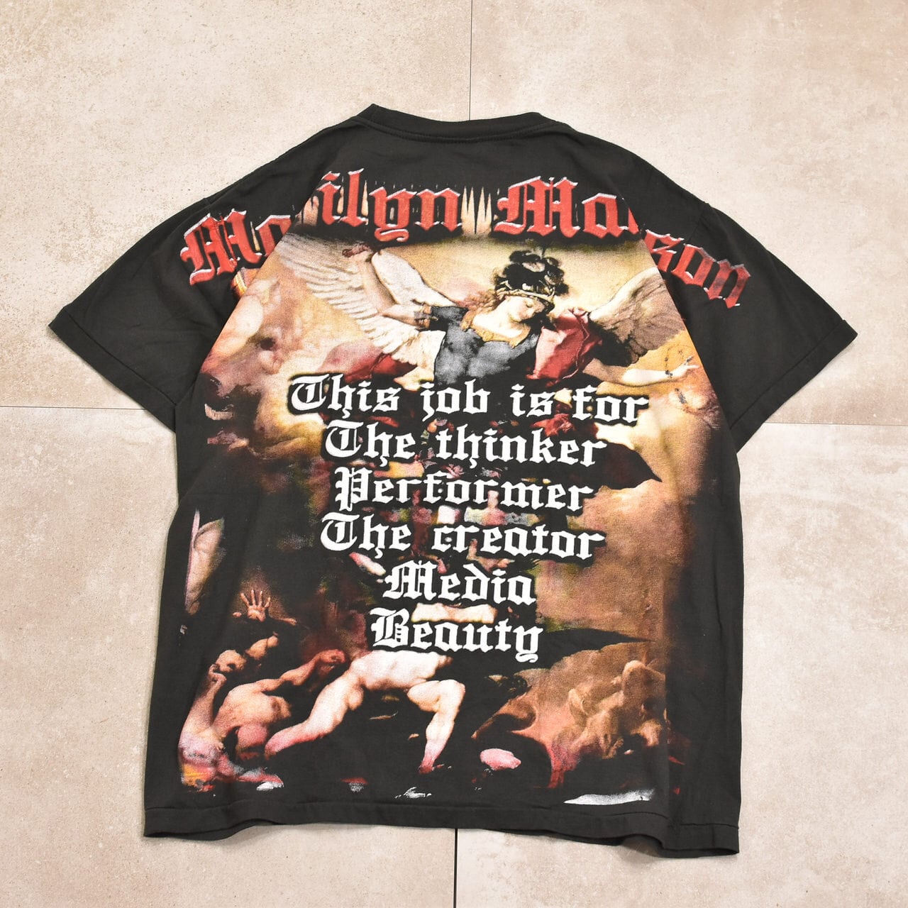 Bootleg Marilyn Manson T-shirt | 古着屋 grin days memory 【公式 ...