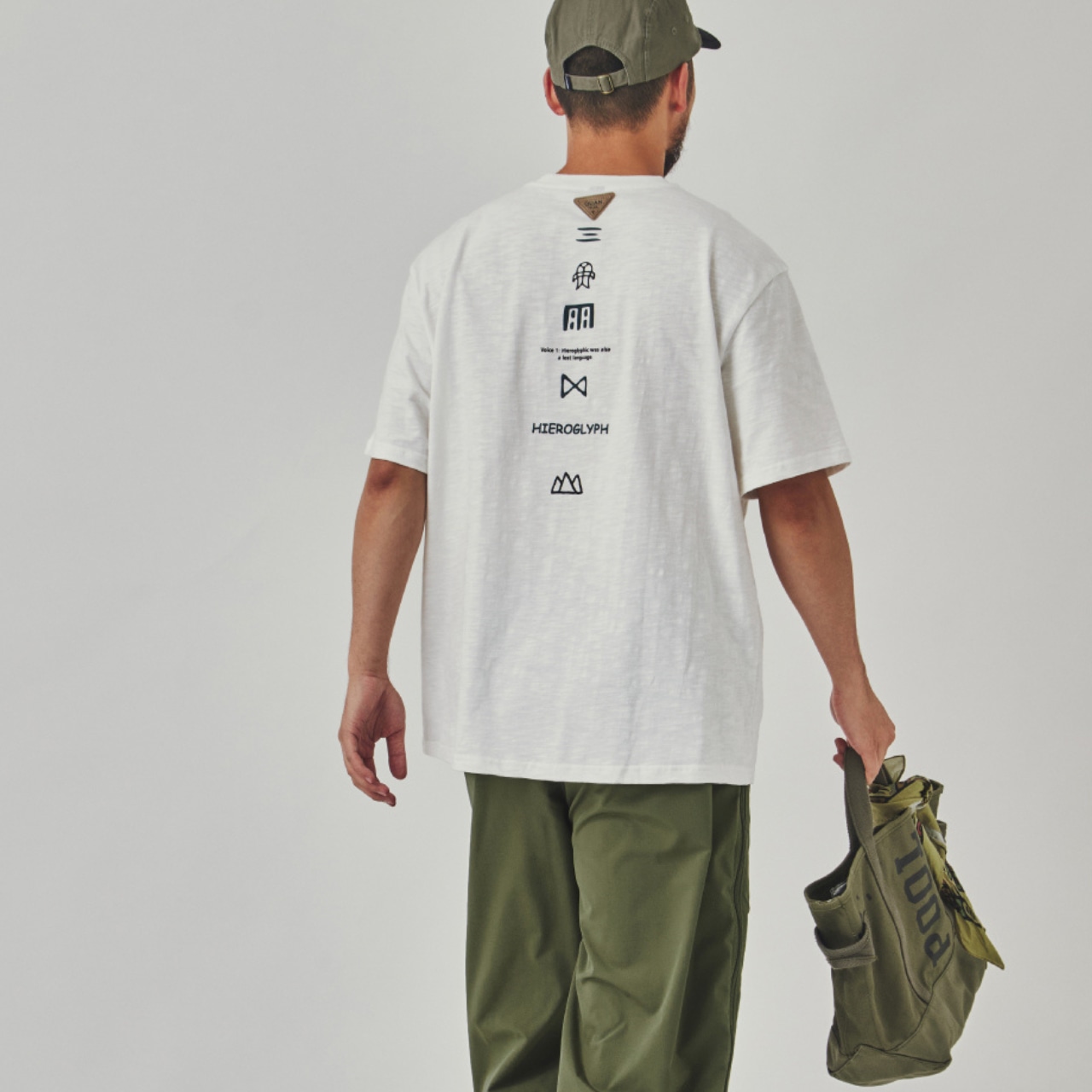 ミニマル ロゴプリント Tシャツ  A1918 - 10