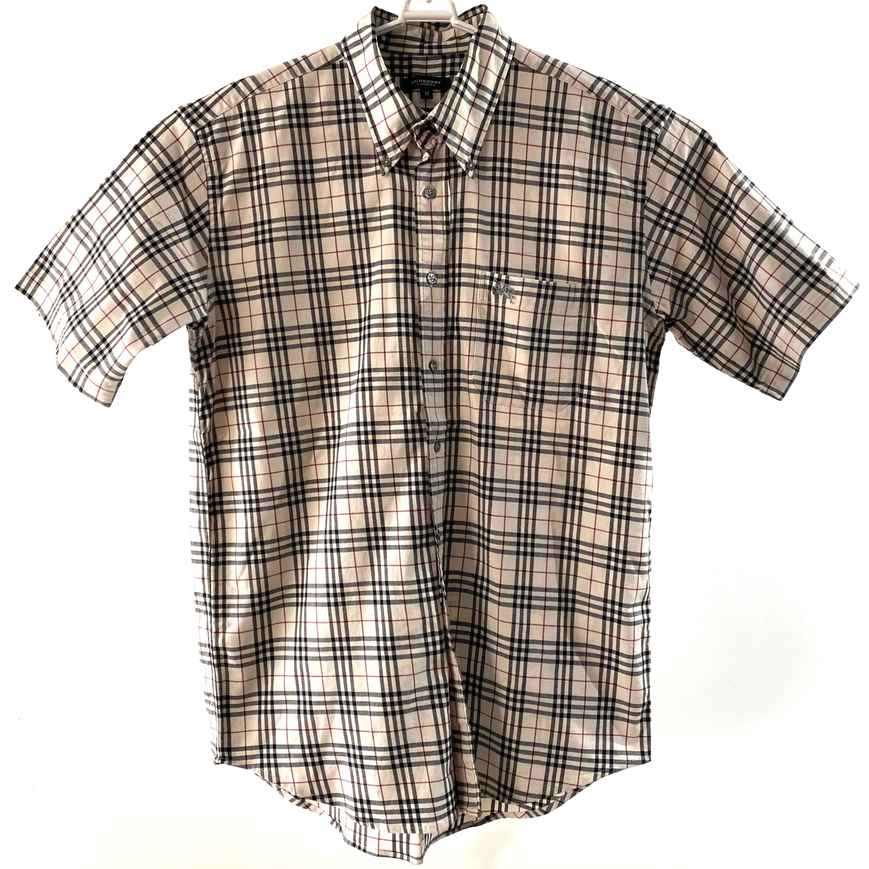 Vintage Burberry Shirts Nova Check / ヴィンテージ バーバリー 半袖シャツ ノバチェック柄