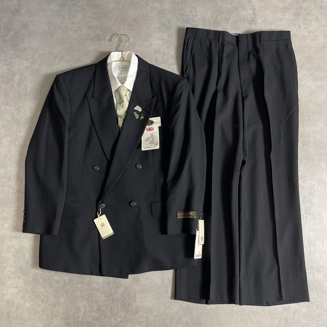 90s vintage スーツ ダブル セットアップ ピンズ vol.44 新品