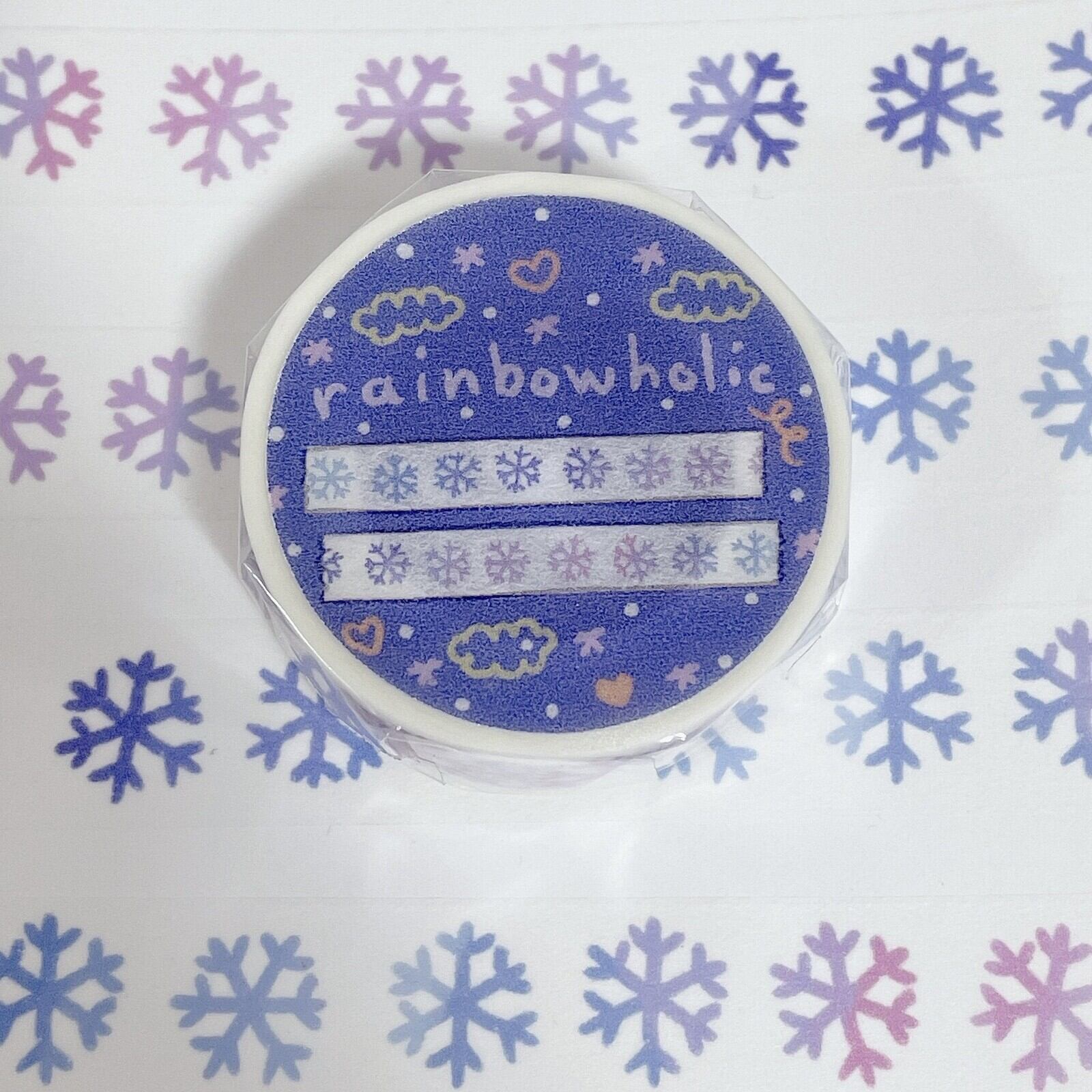 Rainbowholic スノー 15mmマステ RA01