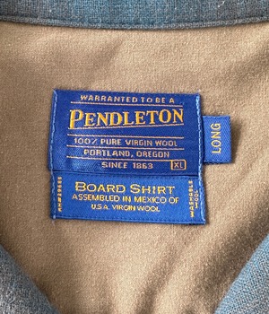 -Pendleton- Vintage 90s XL Board Shirt