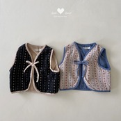 韓国子供服 / LALALAND / 26Autumn / ヒッピー リバーシブル ベスト / 秋服 / キッズ *XS~XL*