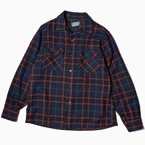 Vintage 50's【Pendleton】Grunge Check Shirt