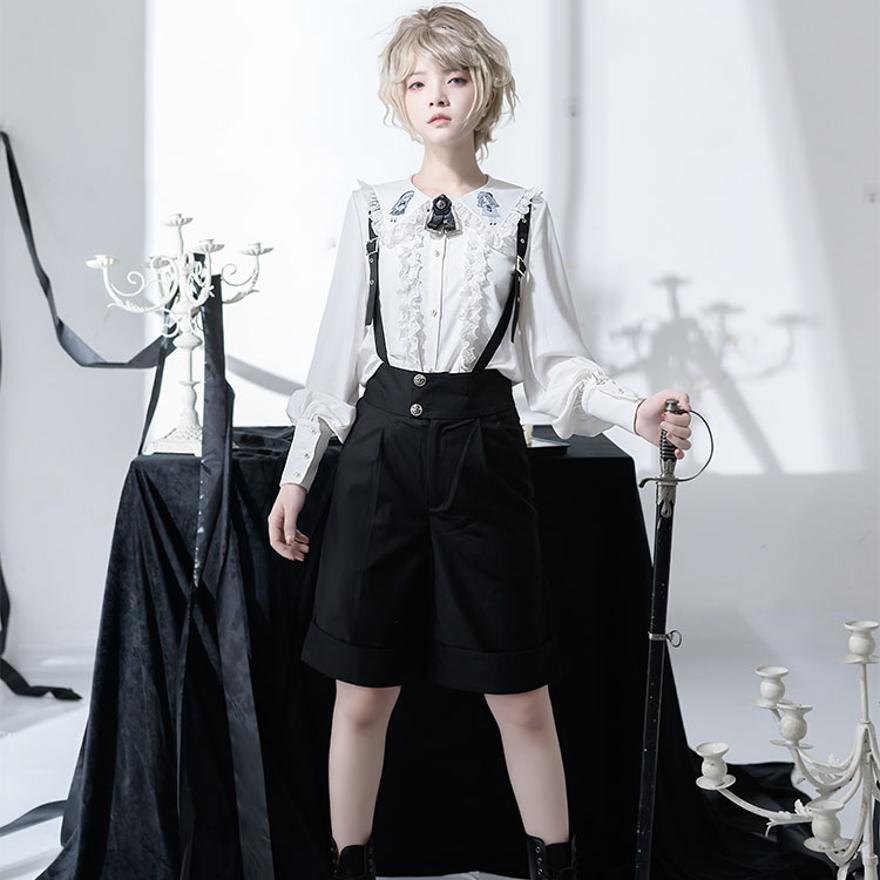 王子系 皇子系ロリィタ 少年装 CastleToo 長袖 ドレス シャツ ブラウス