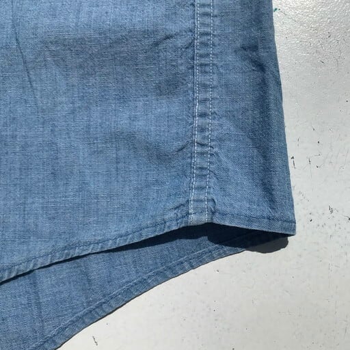 60's Sears SANFORIZED シャンブレーシャツ 半袖 ワークシャツ ライト