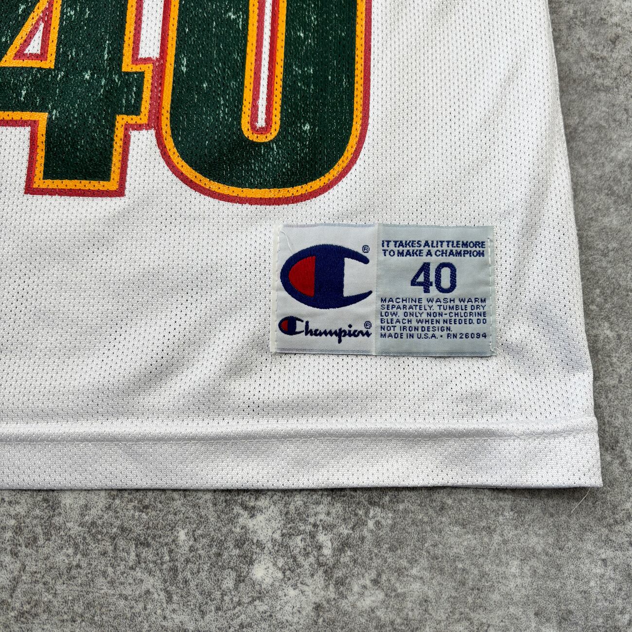 NBA　ショーン・ケンプChampion USA 楽天市場】NBA ショーン・ケンプ シアトル・スーパーソニックス