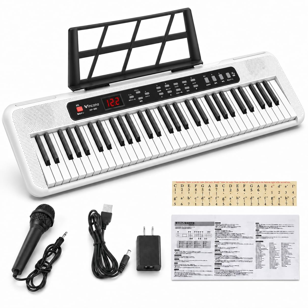MAGICON 88鍵盤 折りたたみ式 キーボード 電子ピアノ、電子キーボード