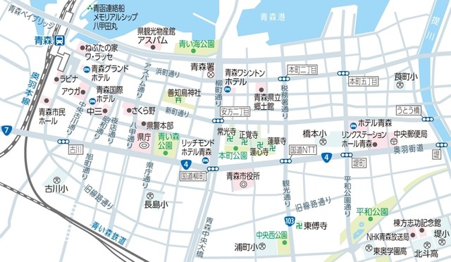  Foto zu 青森市 市街地 