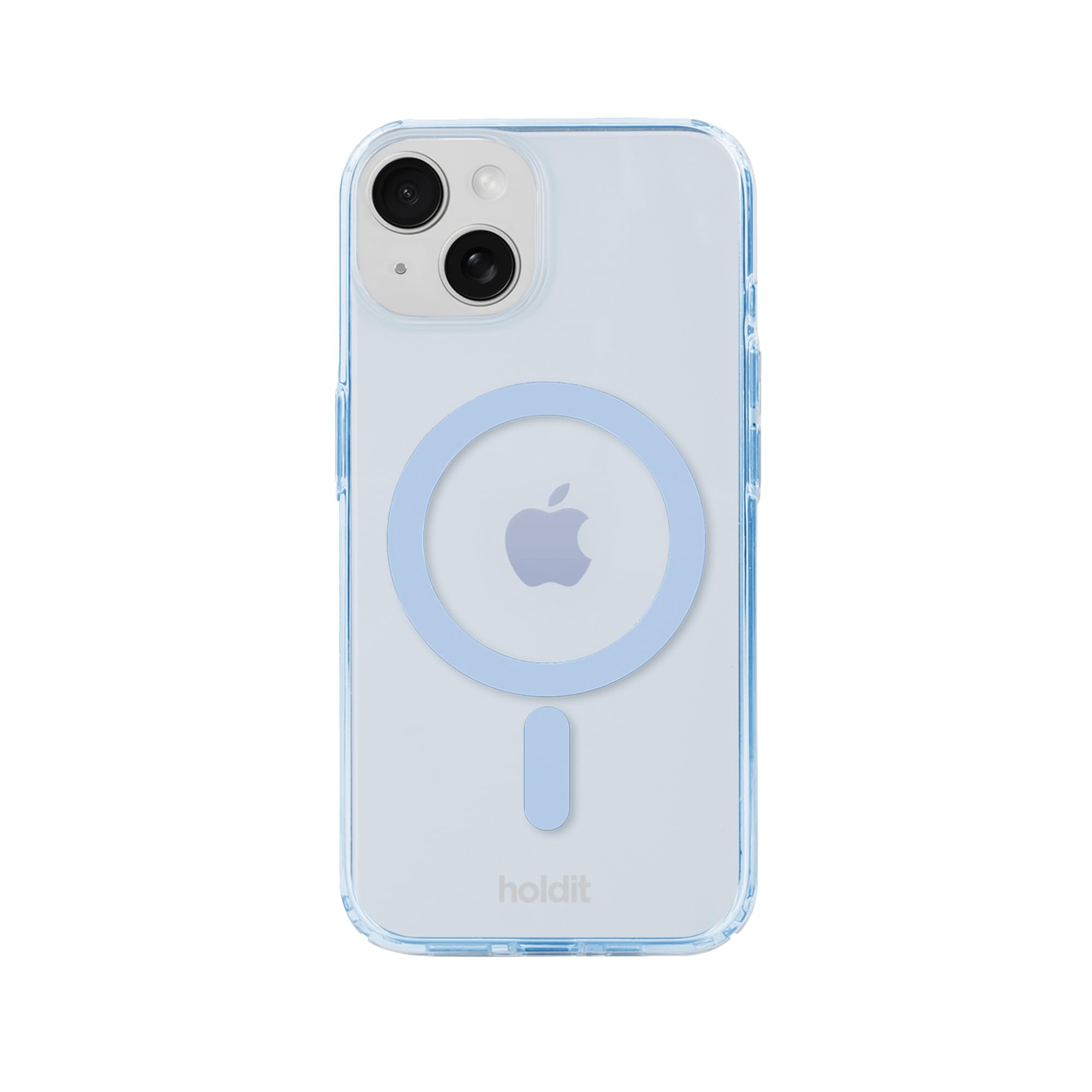 Holdit ブランド iPhone 15 14 13 ケース MagSafe 対応 (シエラブルー) カバー スマホ iPhone17 MagSafe対応 耐衝撃 クリアケース マグネット 搭載 透明