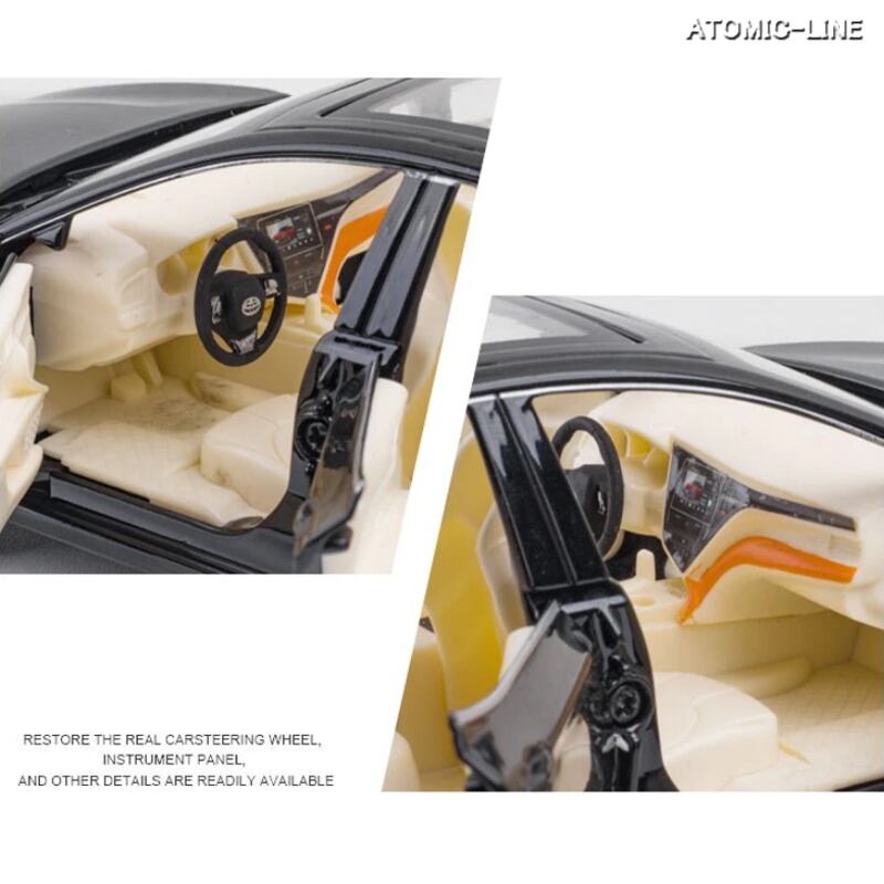 TOYOTA アバロン 1/24 ミニカー 全3色 ライト点灯 エンジンサウンド